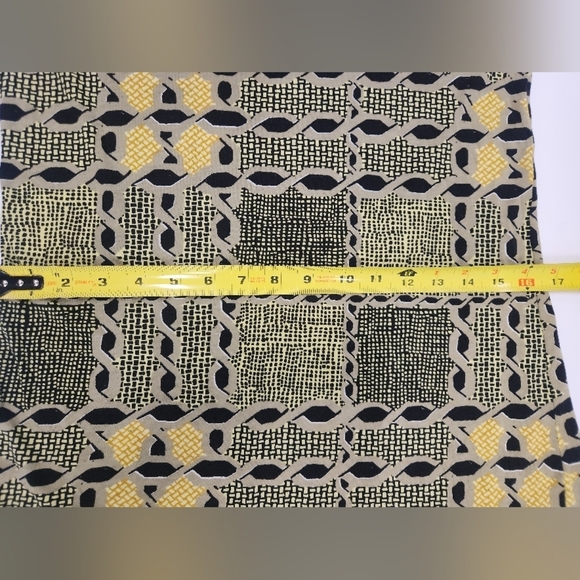 Burberry Brit Abstract Chain Chrome Yellow Tank SZ SMALL - Picture 6 of 11